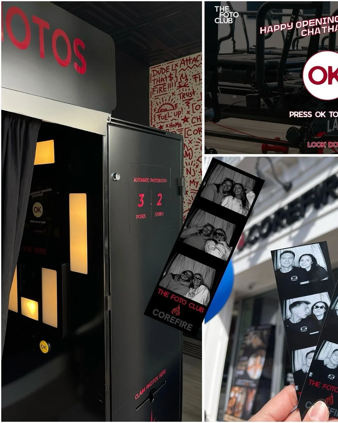 Congrats to @corefirenj.chatham &lsquo;s grand opening! It was so fun celebrating with the team and the Corefire community! 🔥👏🏼

#photobooth #newjersey #vintagephotobooth #popupevent #newyork #eventvendor