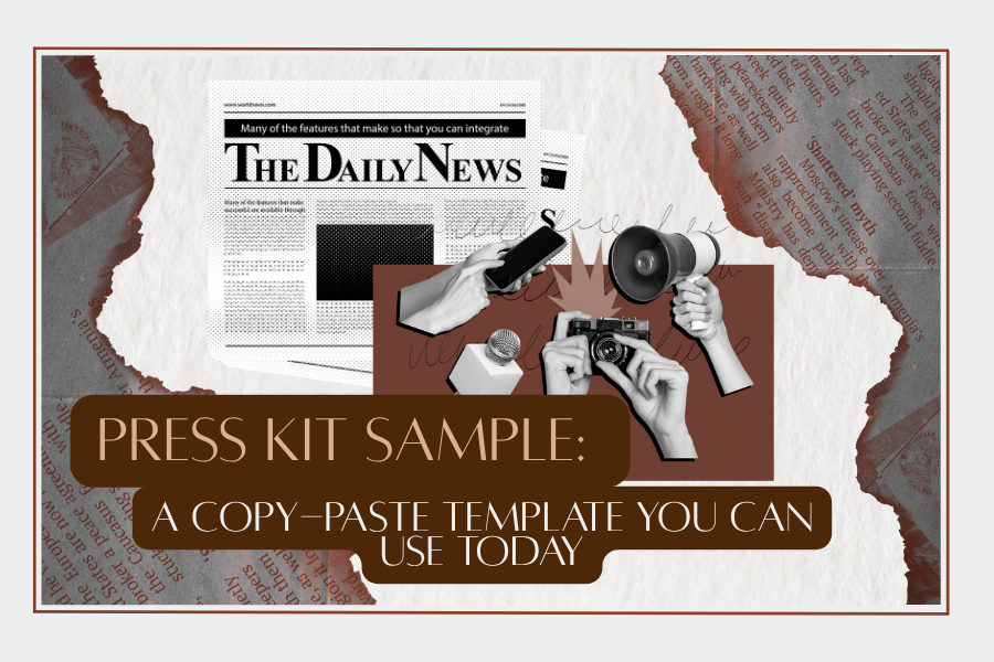 Press Kit Sample: A Copy-Paste Template You Can Use Today