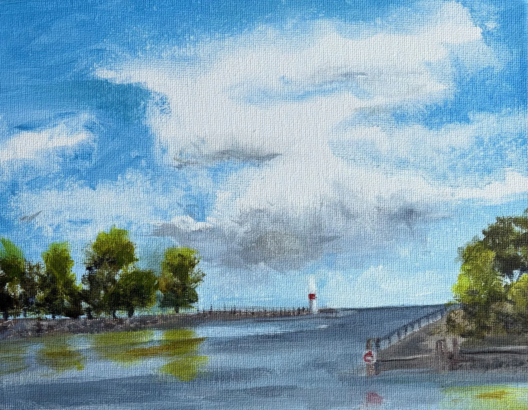 Heading Out  Acrylic (9x12)  $250