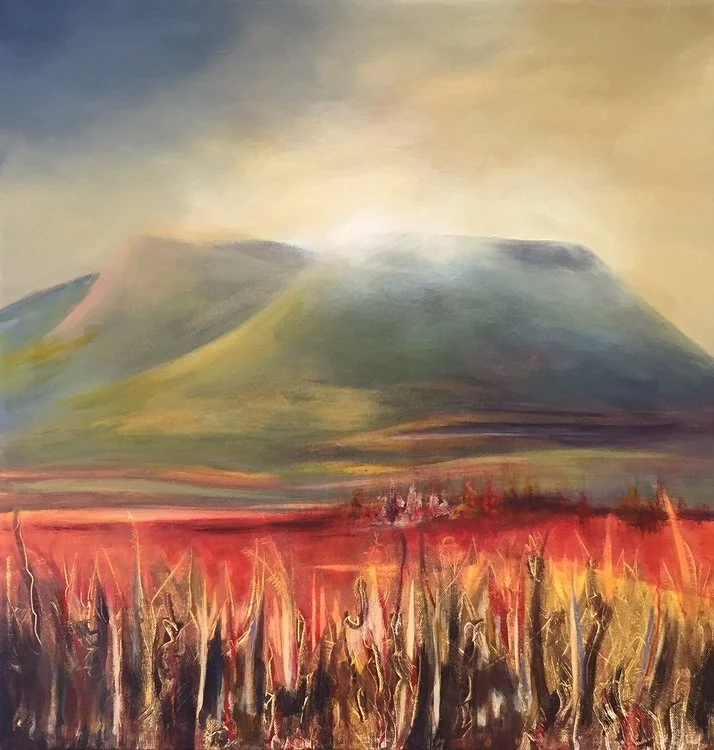 Brecon Beacons Mountain  Acrylic (20x20)  $495