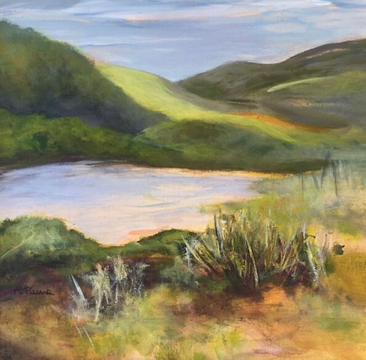 Ireland Remembered  Acrylic (12x12)  $350