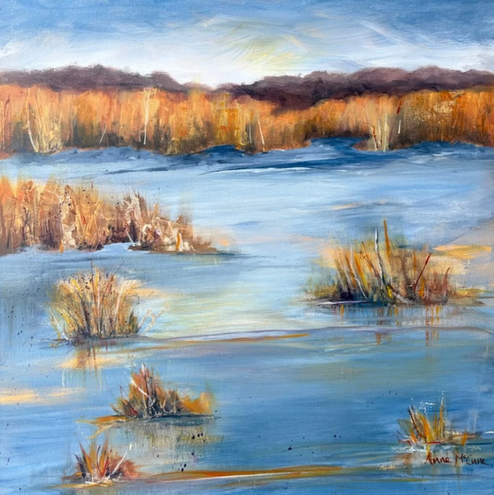 Mendon Ponds Serenity  Acrylic (20x20)  $400