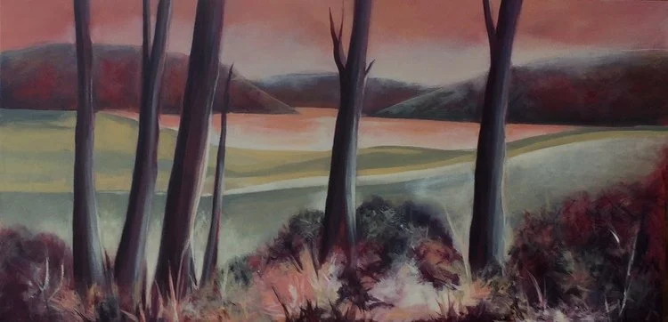 Day's End  Acrylic (18x36)  $750