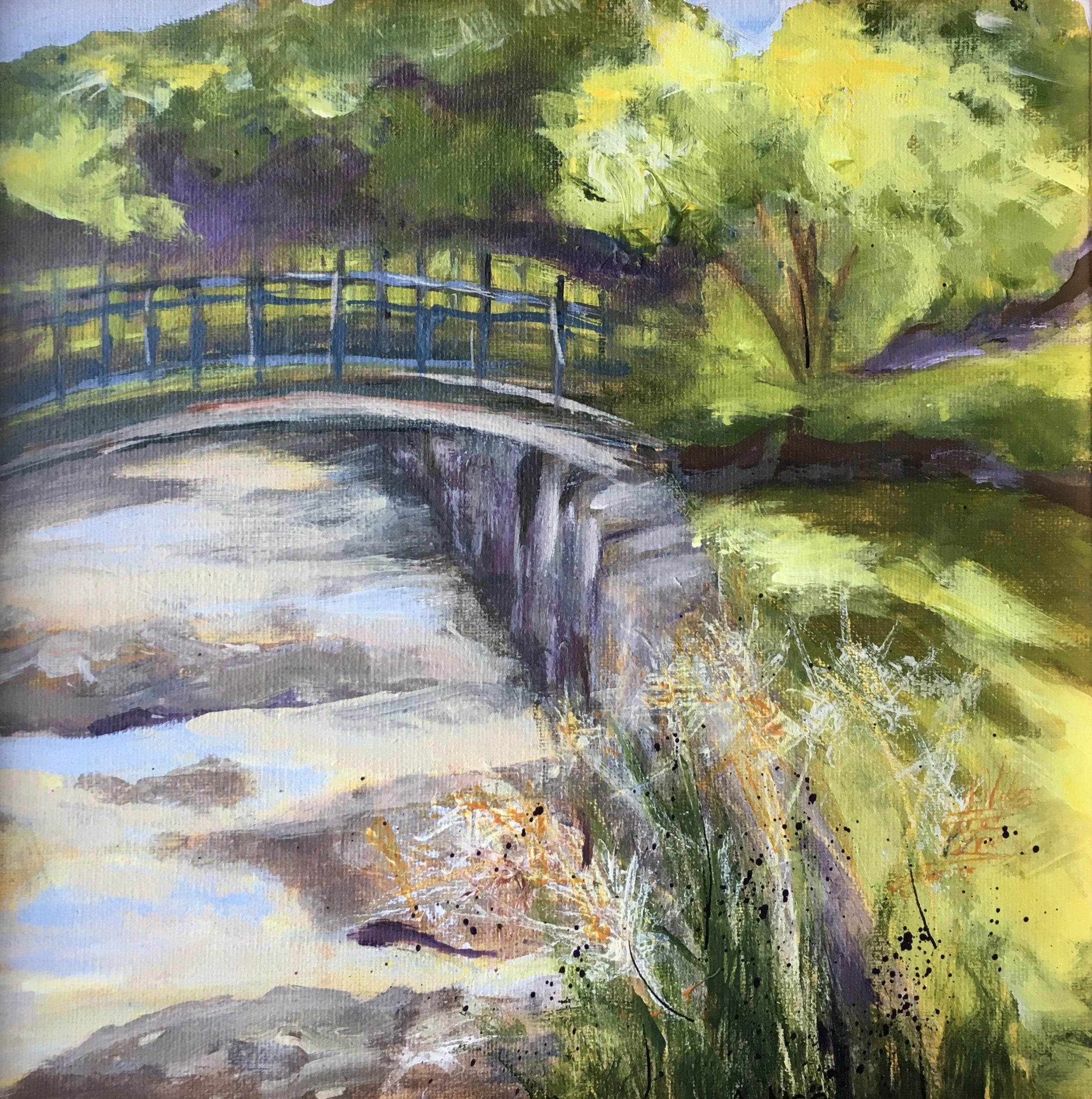 Main St. Clifton Springs  Acrylic (8x8)  $200