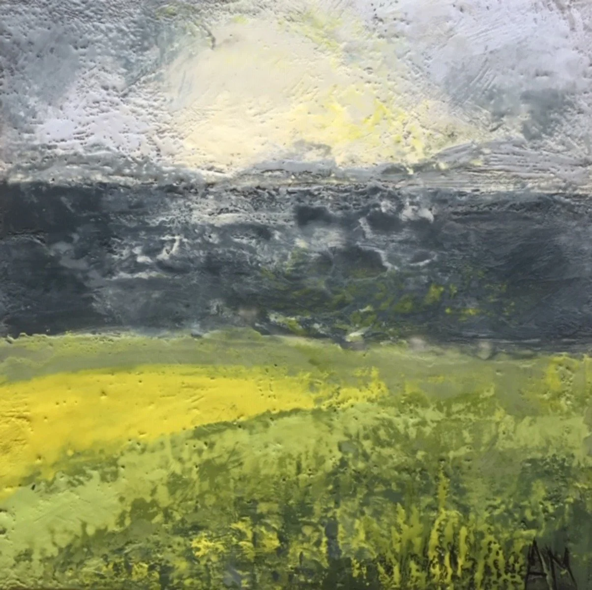 Irish Green
 Encaustic Wax (6x6)
 $175
