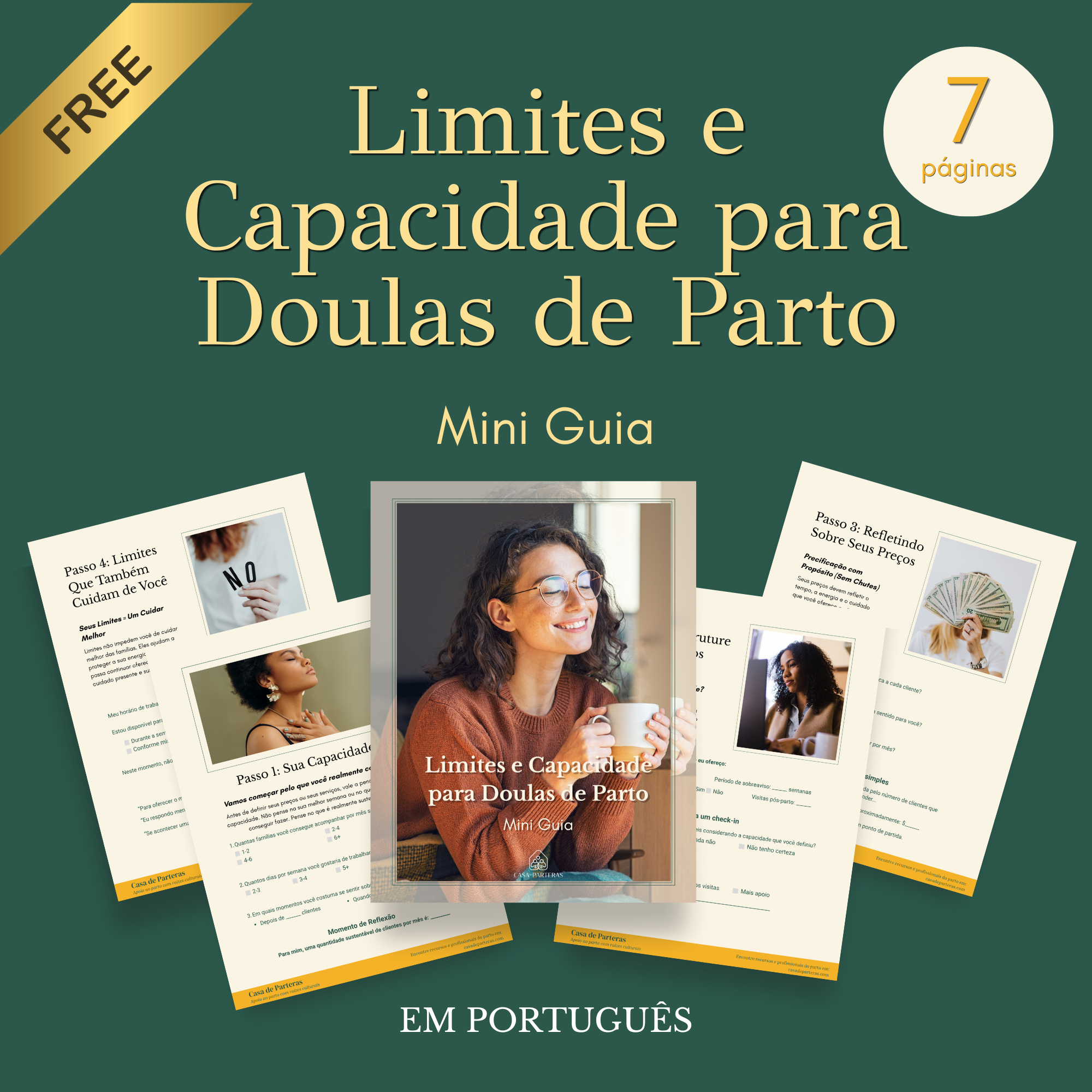 Limites e Capacidade para Doulas de Parto Mini Guia