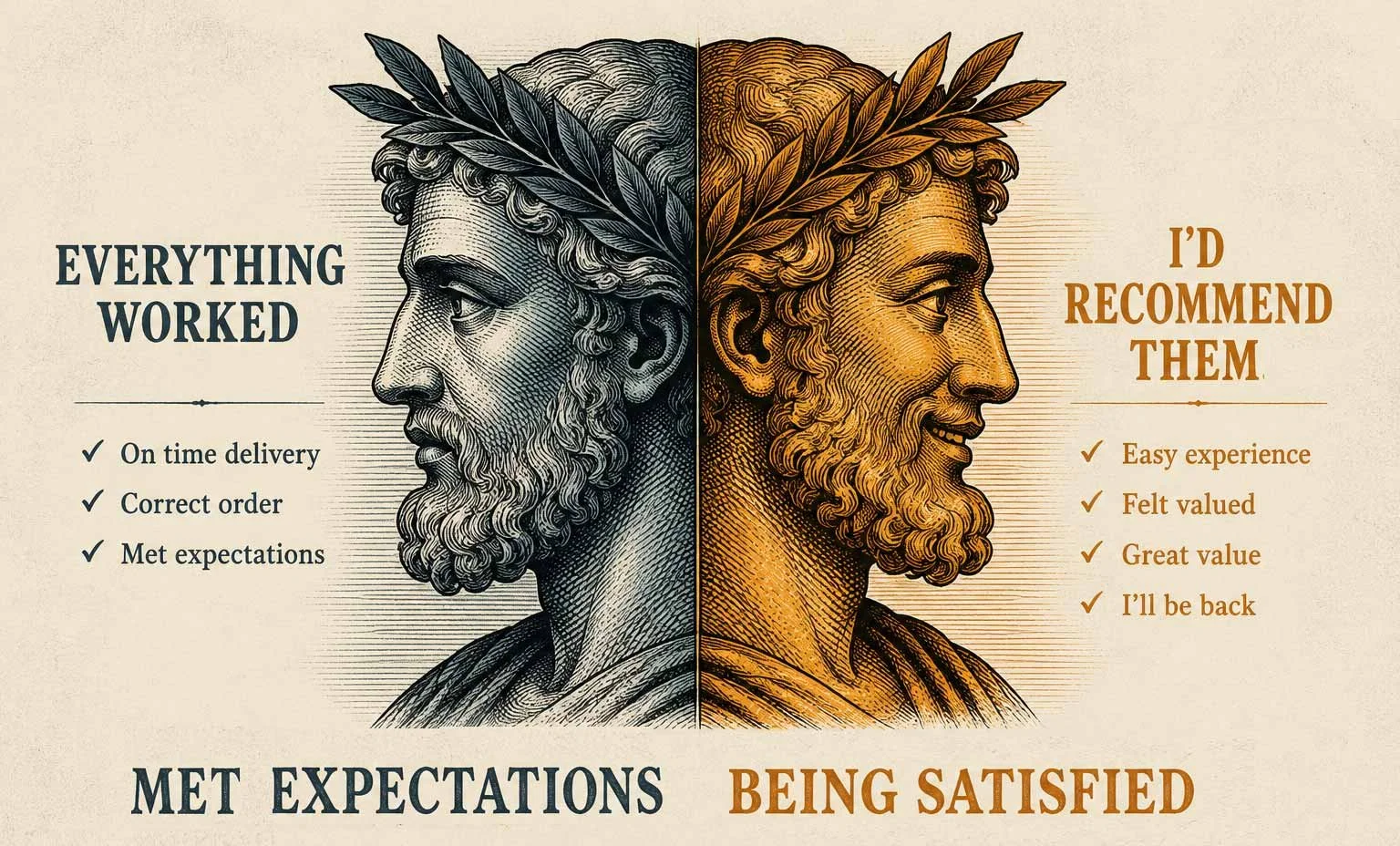 Meeting Expectations is not the Same as Customer Satisfaction, and Why Does it Even Matter?