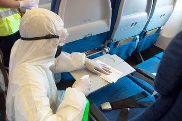 Aircraft carpet shampooing and extraction service — Divine Aviation Detailing, Orlando FL