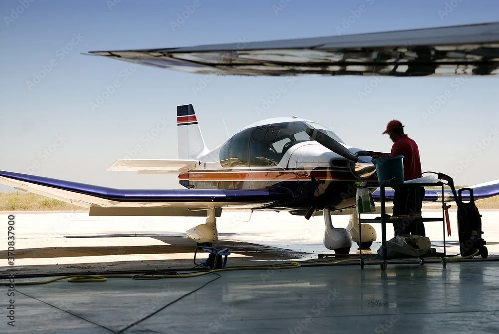 Aircraft exterior dry wash service — Divine Aviation Detailing, Central Florida