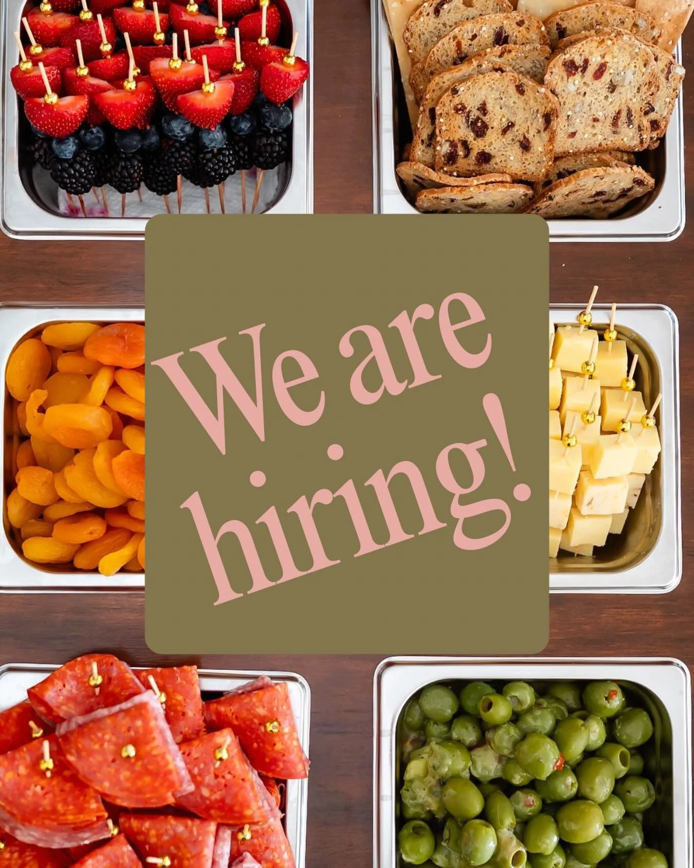 We&rsquo;re hiring 🤍

Bon Fromage is looking for a Charcuterie Cart Server to join us for the 2026 event season.

This is a part-time, event-based role supporting our traveling charcuterie cart at weddings, corporate events, and private gatherings t