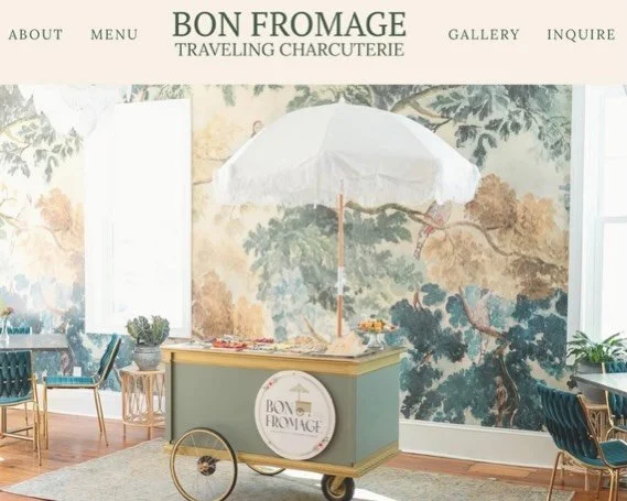 Voil&agrave; ✨
She&rsquo;s here.

The Bon Fromage website is officially live.
A space to explore our offerings, discover the cart, and begin planning your celebration.

We look forward to bringing our traveling charcuterie experience to your event.

