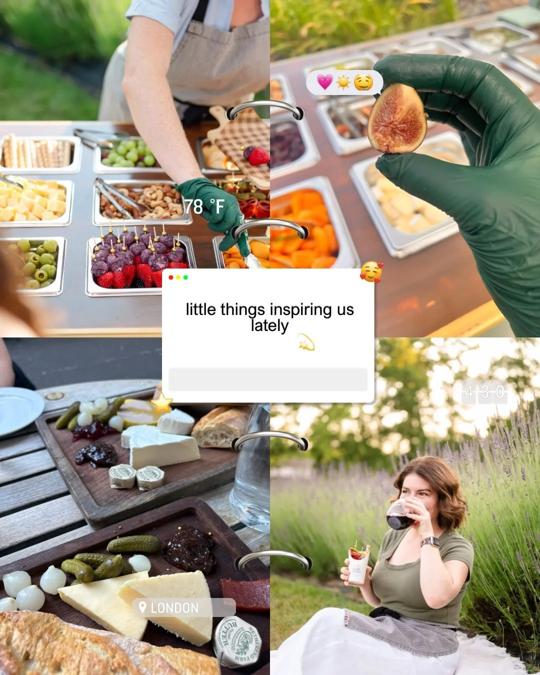 A little glimpse at what&rsquo;s inspiring us lately. ☀️🧀

Long summer evenings, outdoor events, peak produce on the cart, slowing down and of course, discovering cheese wherever our travels take us.

Summer has been a busy one for Bon Fromage, and 