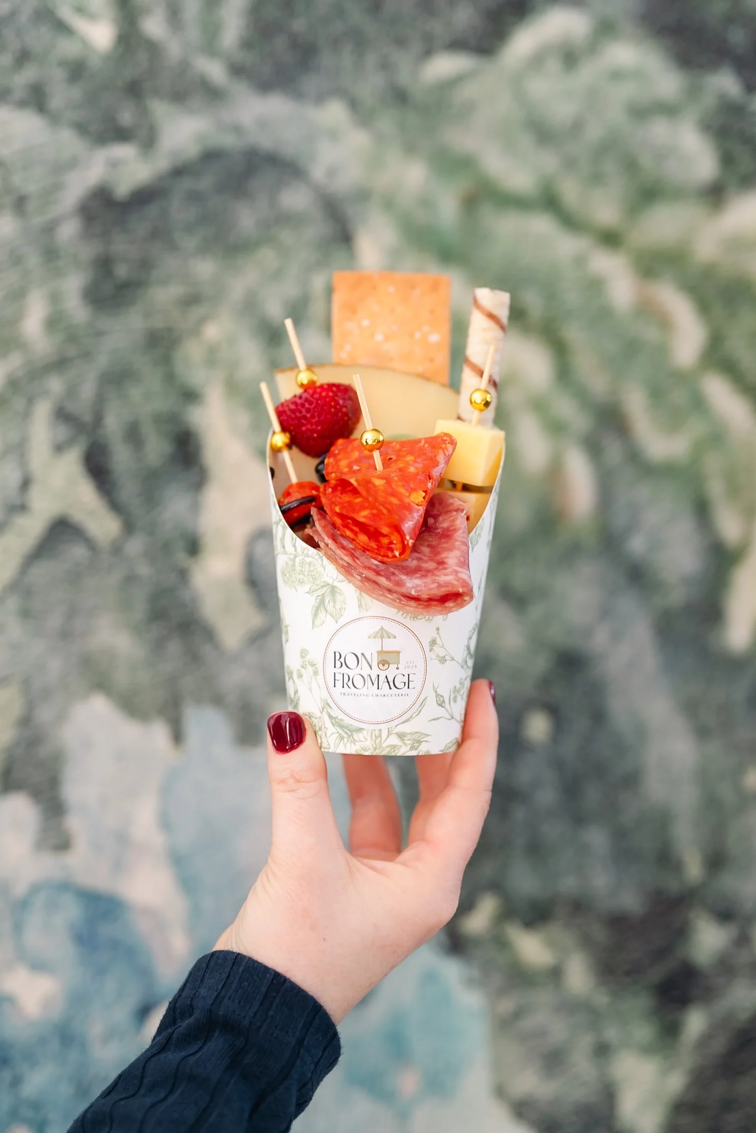 Charcuterie catering at corporate networking event