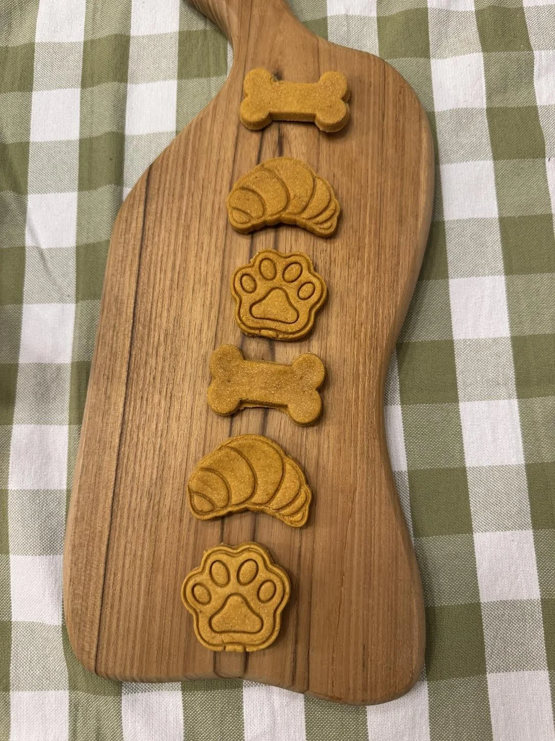 Croissant ,Paw and Bone Cookies