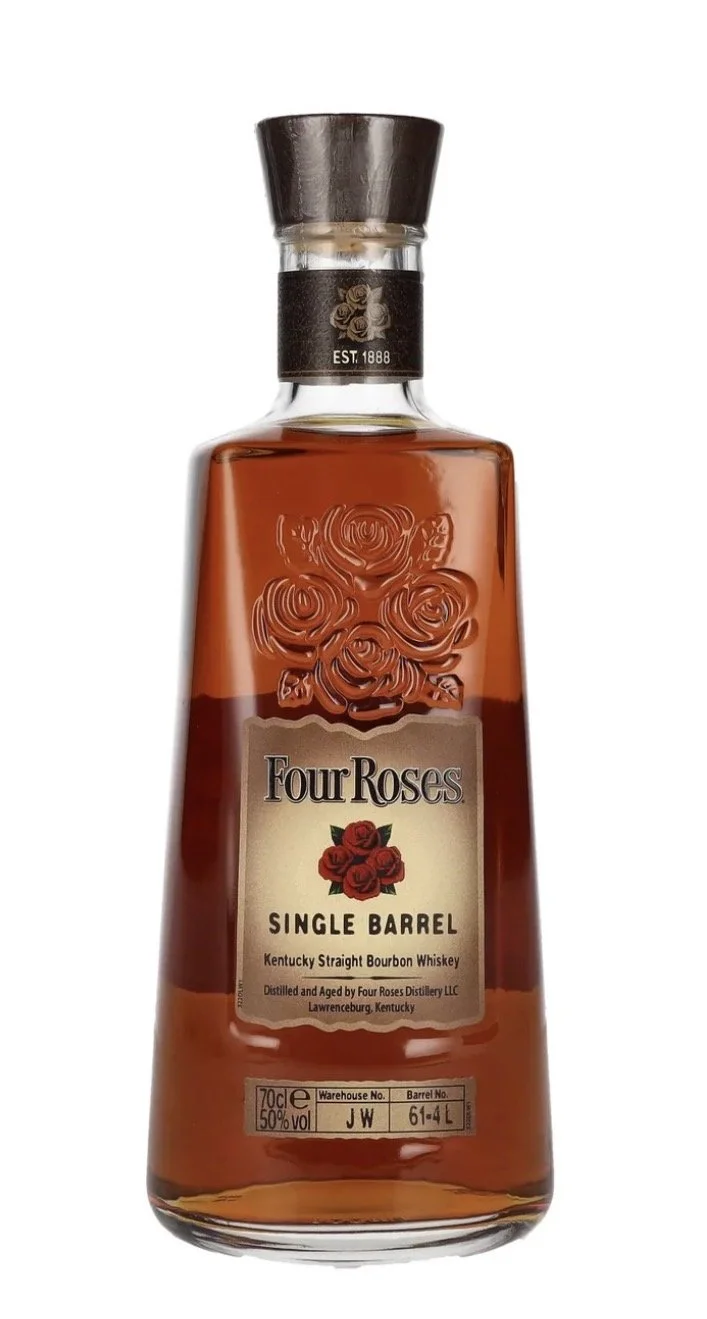 Four Roses Single Barrel Bourbon, estimated value $45