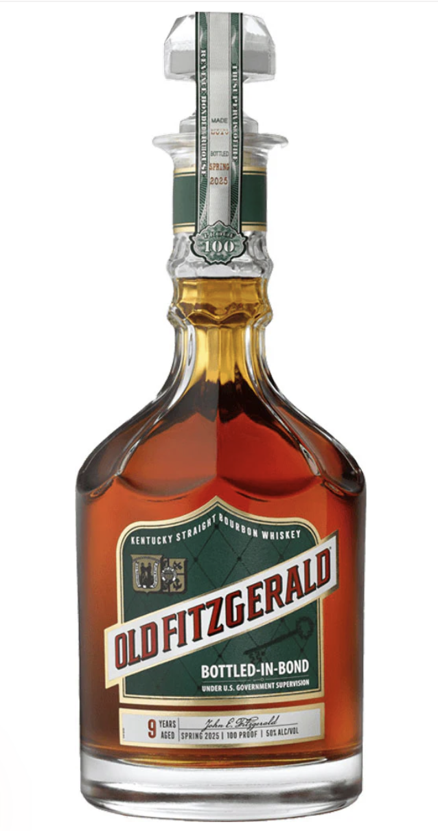 Old Fitzgerald Bottled In Bond 9 Yr Decanter, estimated value $155
