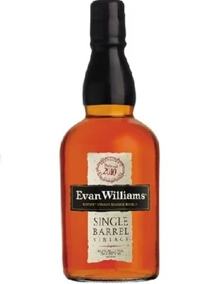 Evans Williams Single Barrel, estimated value $40