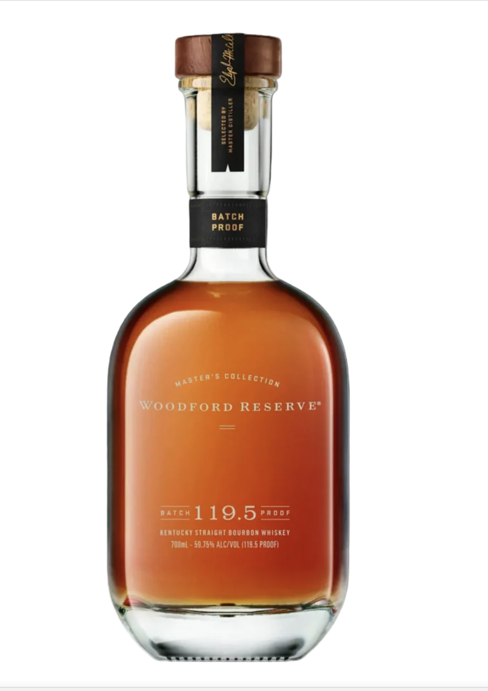 Woodford Reserve Batch Proof 119.5, estimated value $150