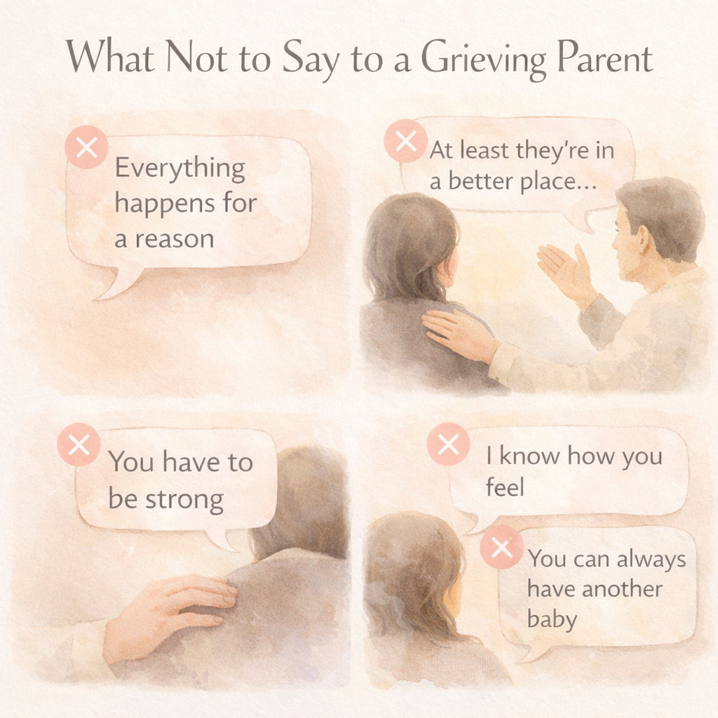 What not to  say to a Grieving Parent 