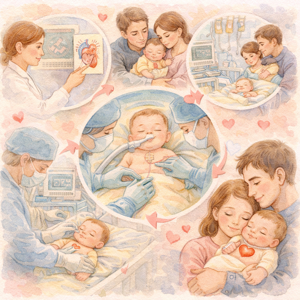 The Journey of Open Heart Surgery for CHD Families