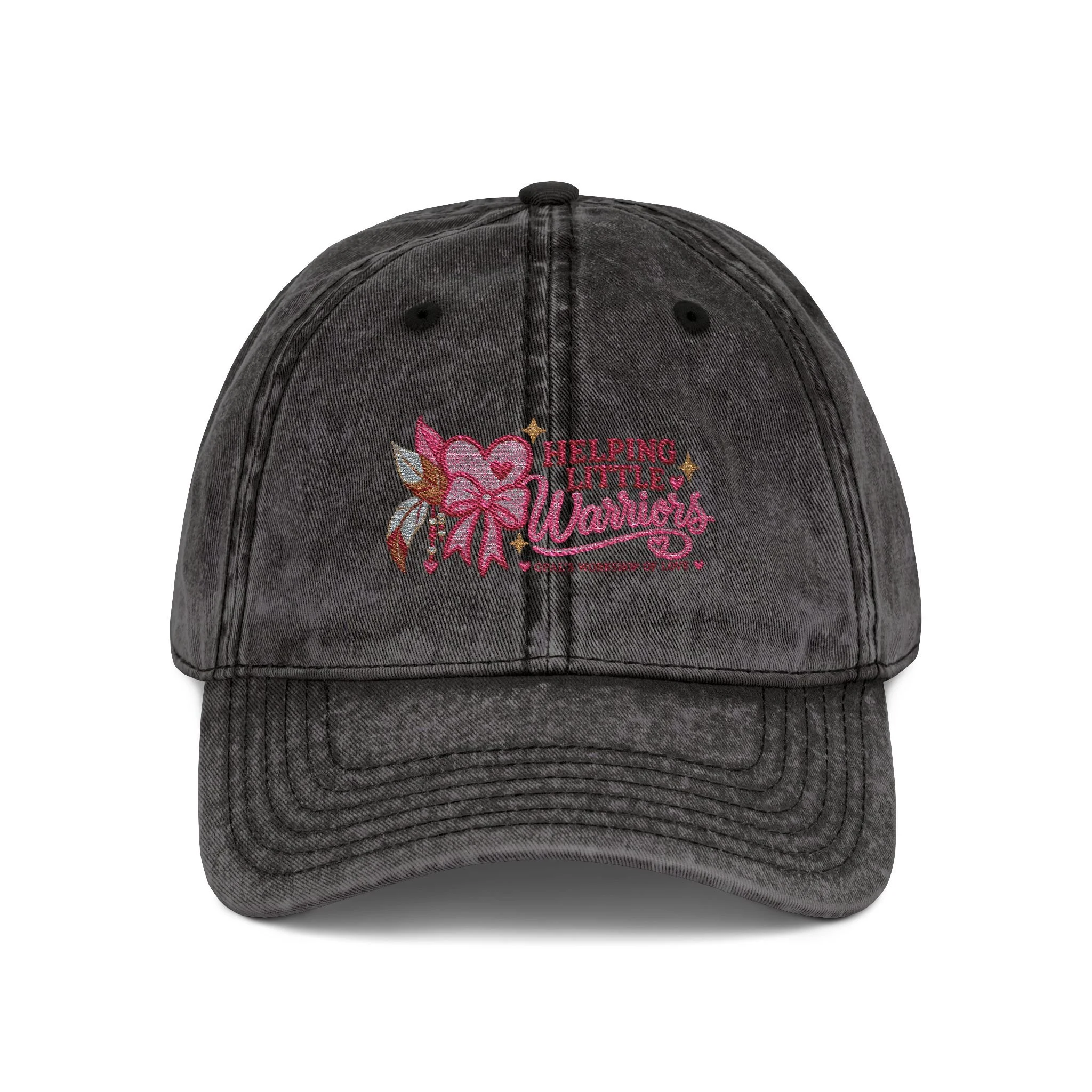 Wear a symbol of hope, strength, and remembrance with the #OpalStrong "Helping Little Warriors" Embroidered Vintage Cap. Crafted as a heartfelt piece of our #OpalStrong line, this hat honors Opal’s enduring legacy while supporting pediatric patients 