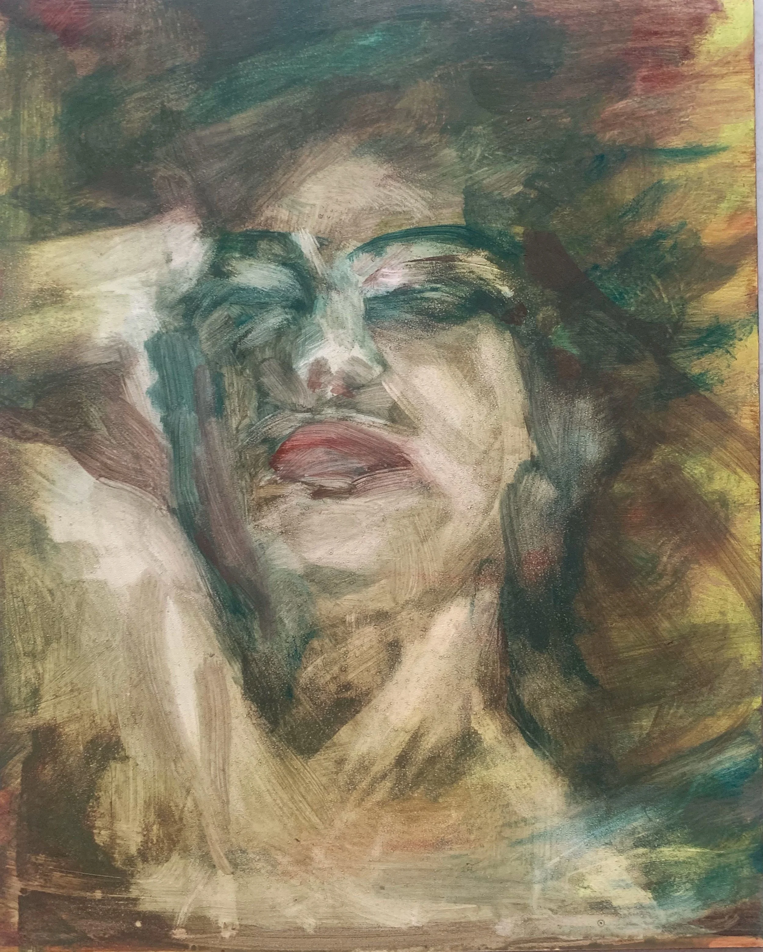 "Sleep" (Pandemic Series)

acrylic on masonite