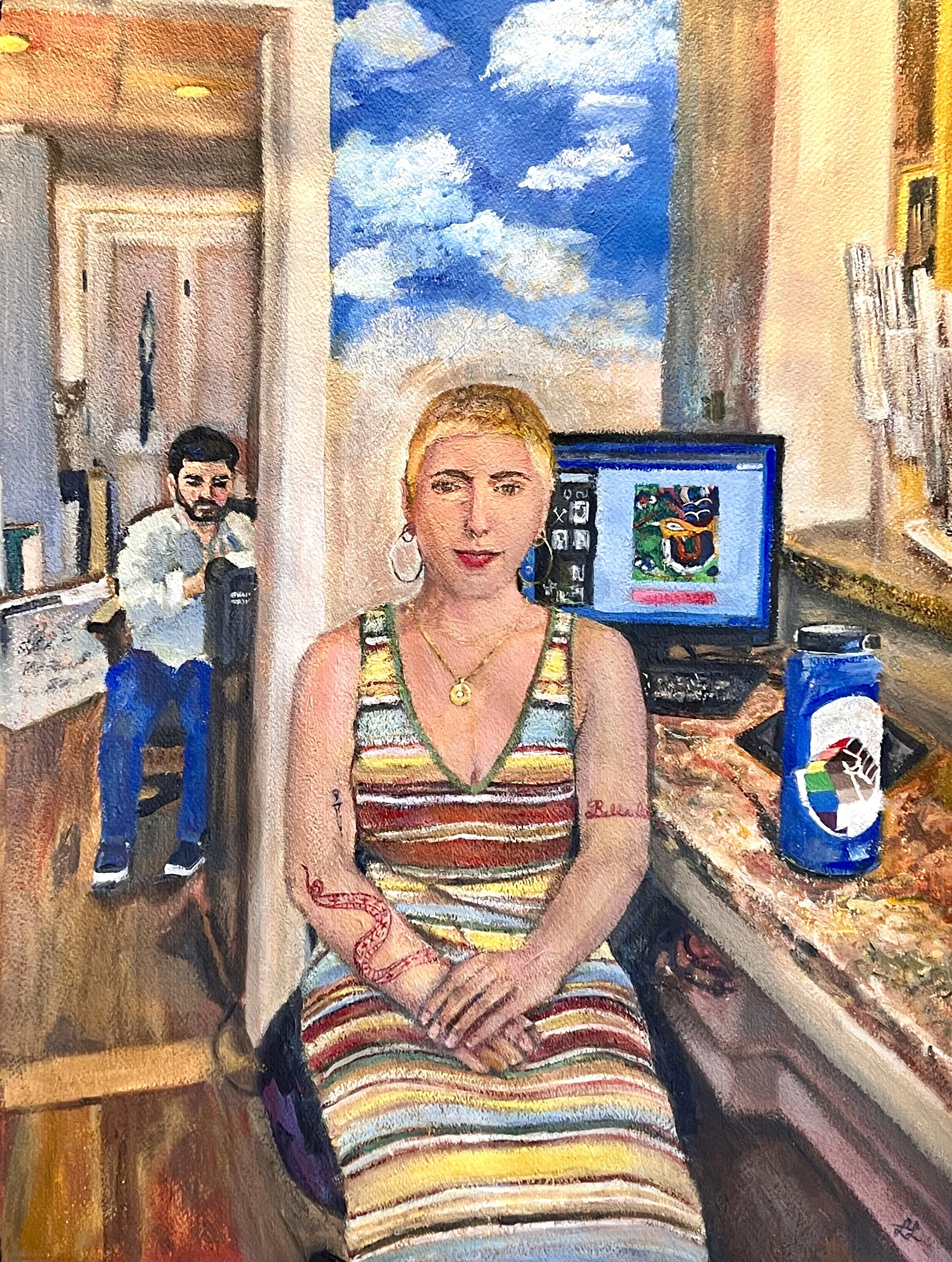 "The Eternal Sunshine of Caterina Maina"
 
acrylic on archival paper