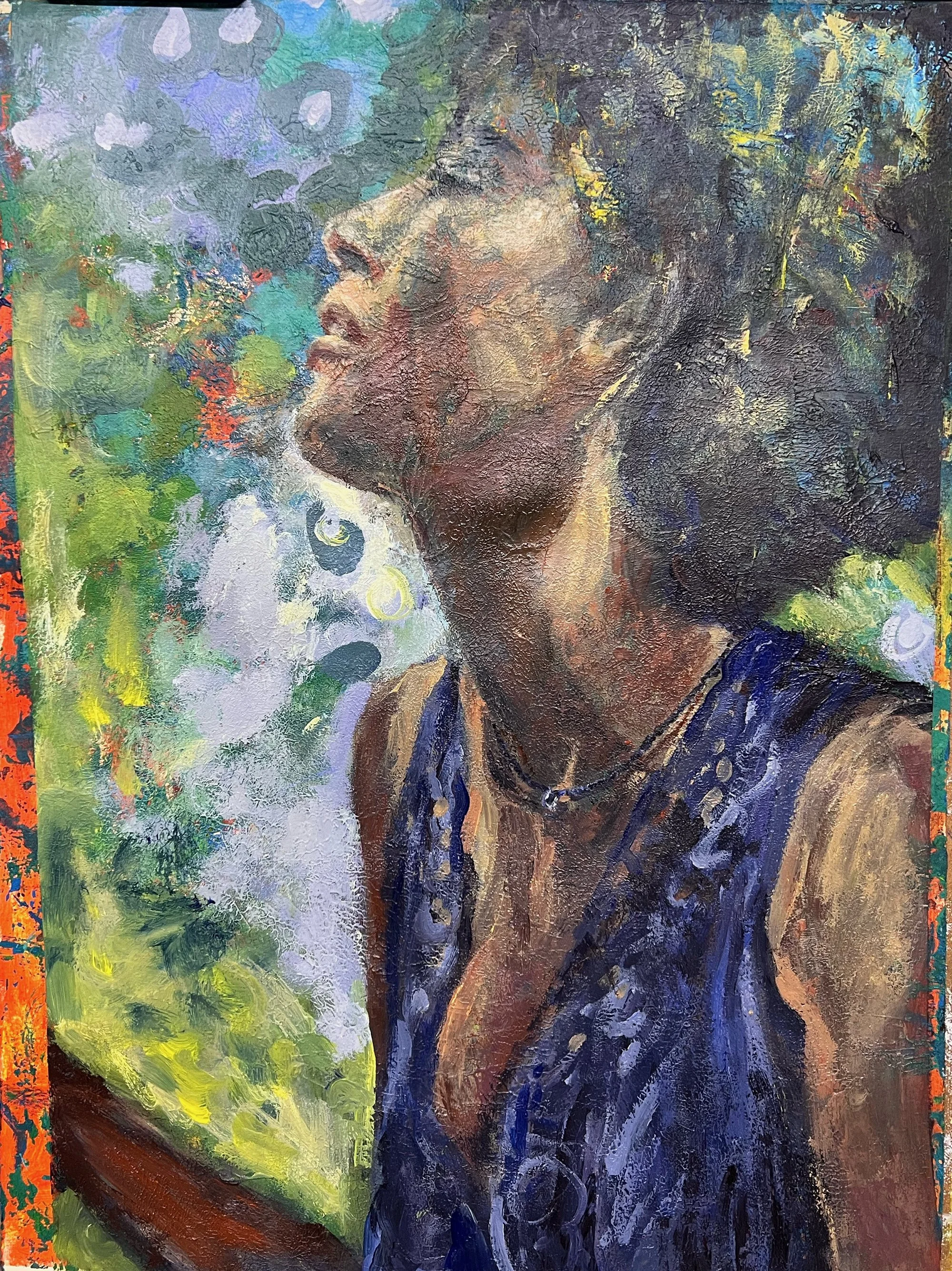 "A Beautiful Day"

acrylic and mixed media on archival paper