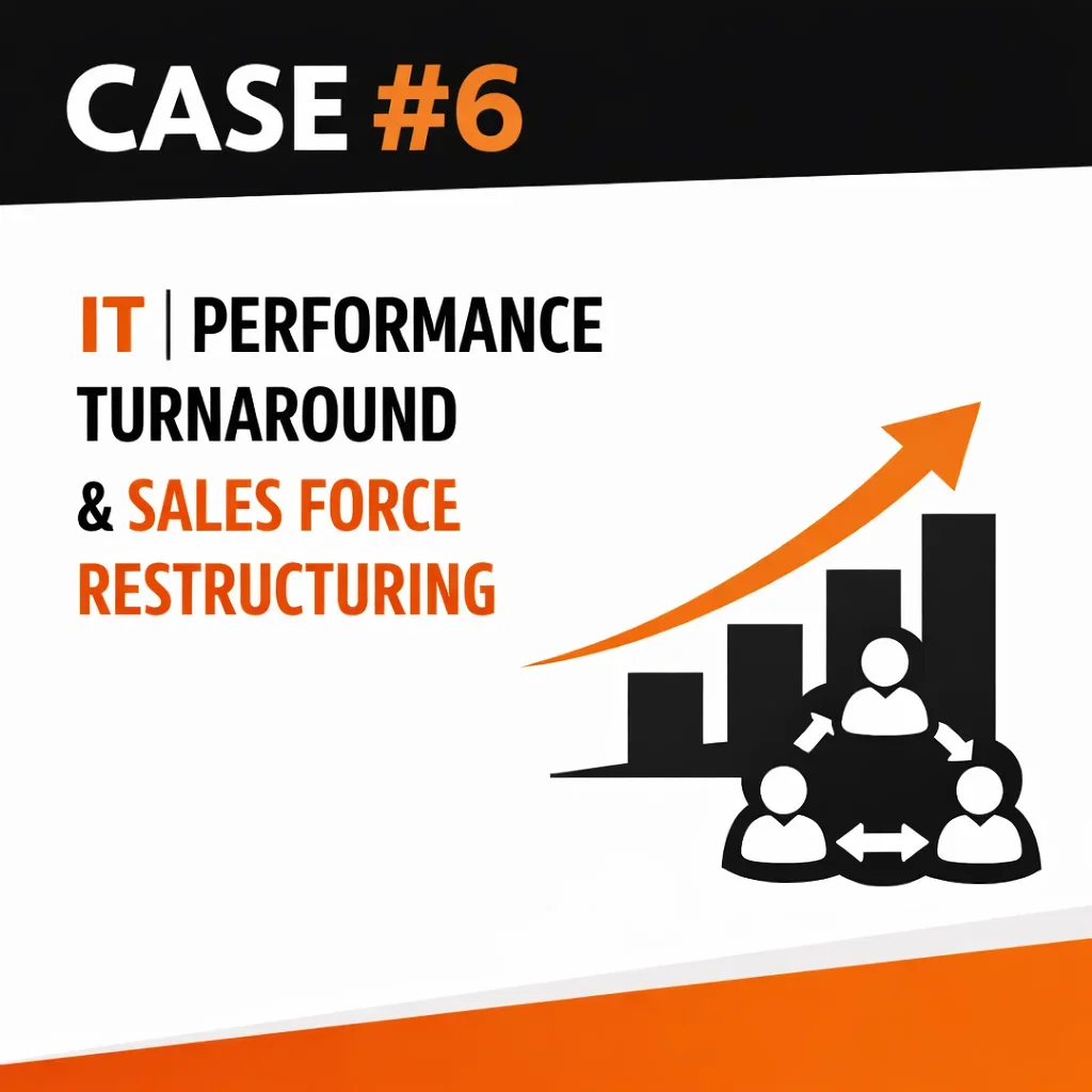 IT | Performance Turnaround &amp; Sales Force Restructuring