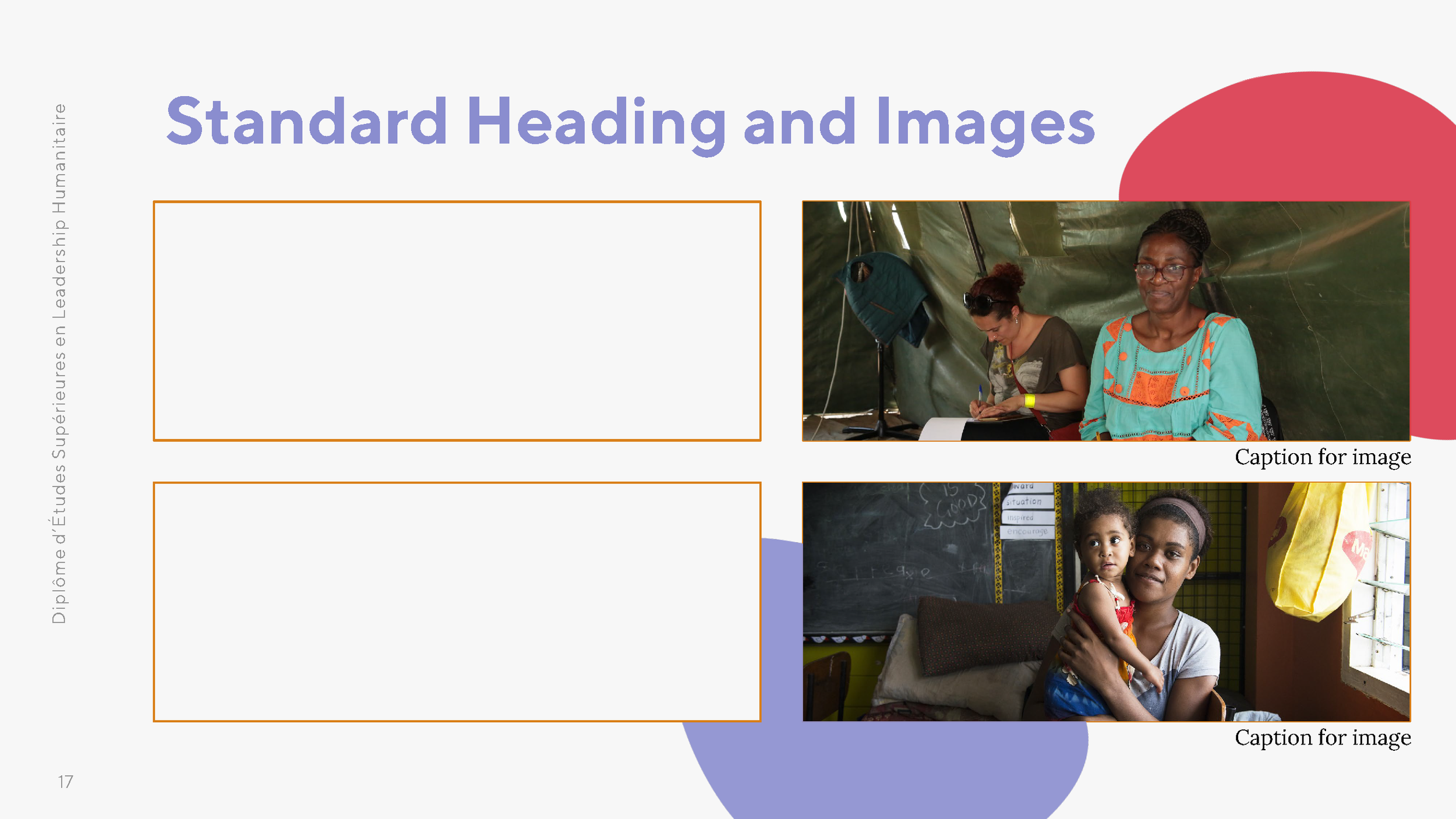 Two Text Boxes and Two Images