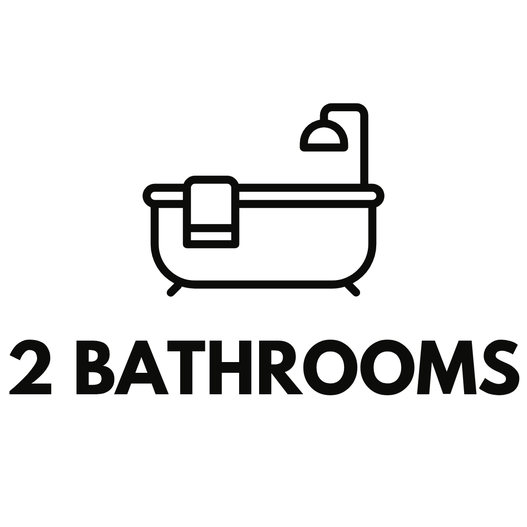 Two bathroom luxury rental Swim Rock House