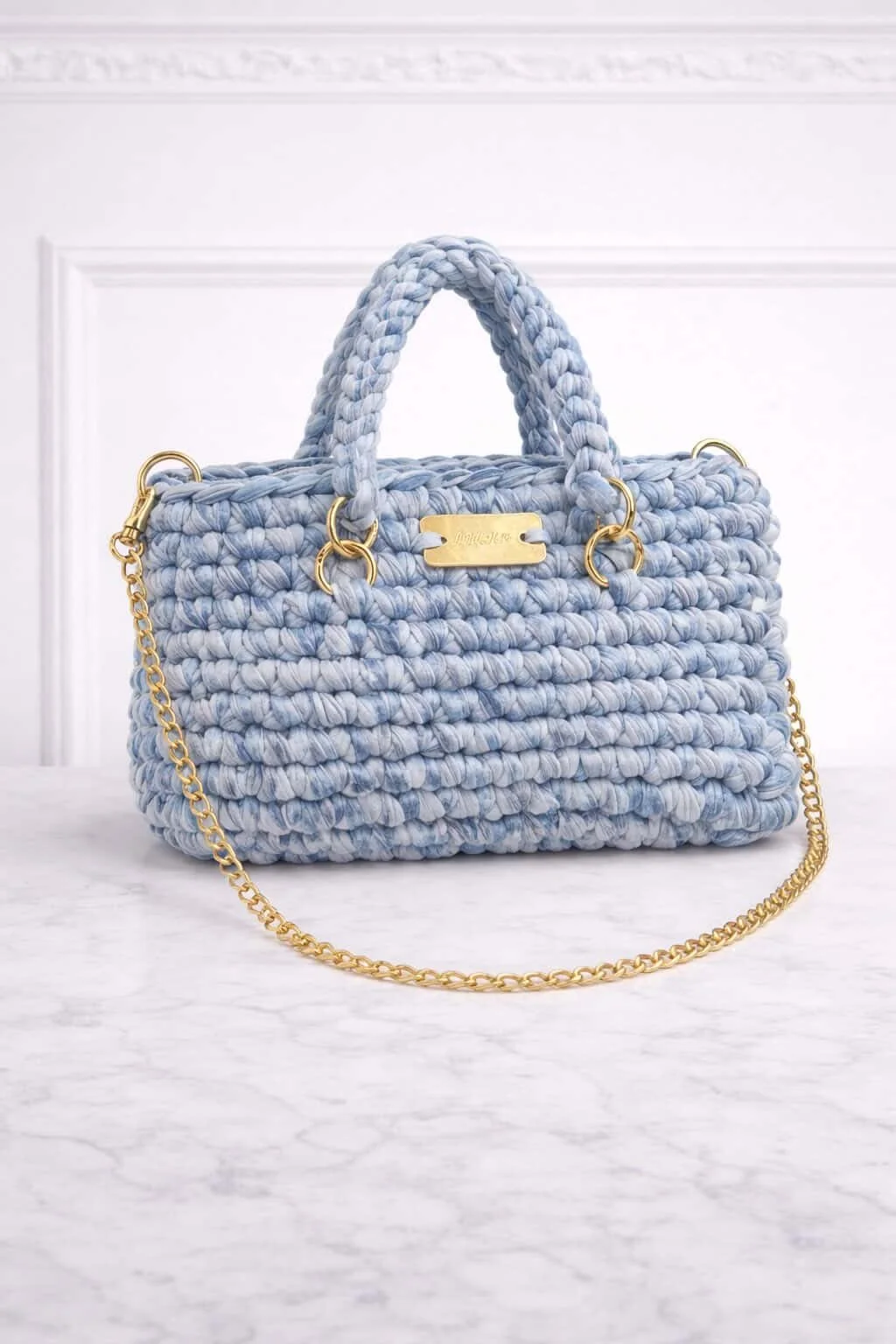 Sac Bleu Versatile Épaule & Main