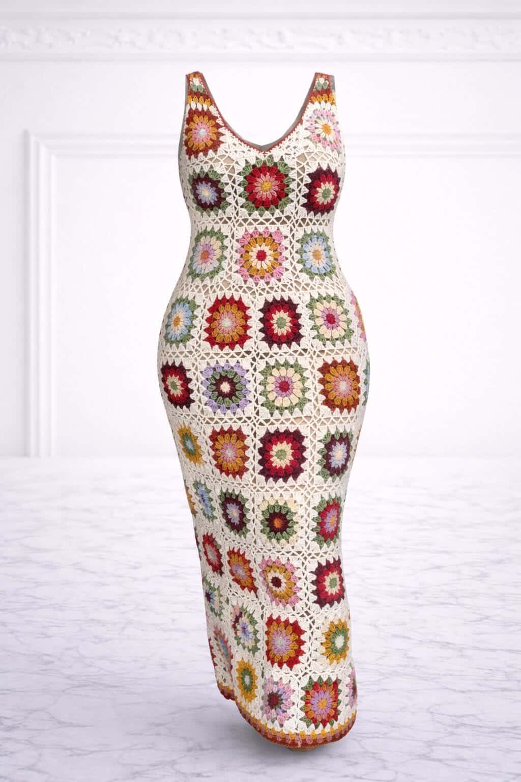 Robe en crochet - Taille L