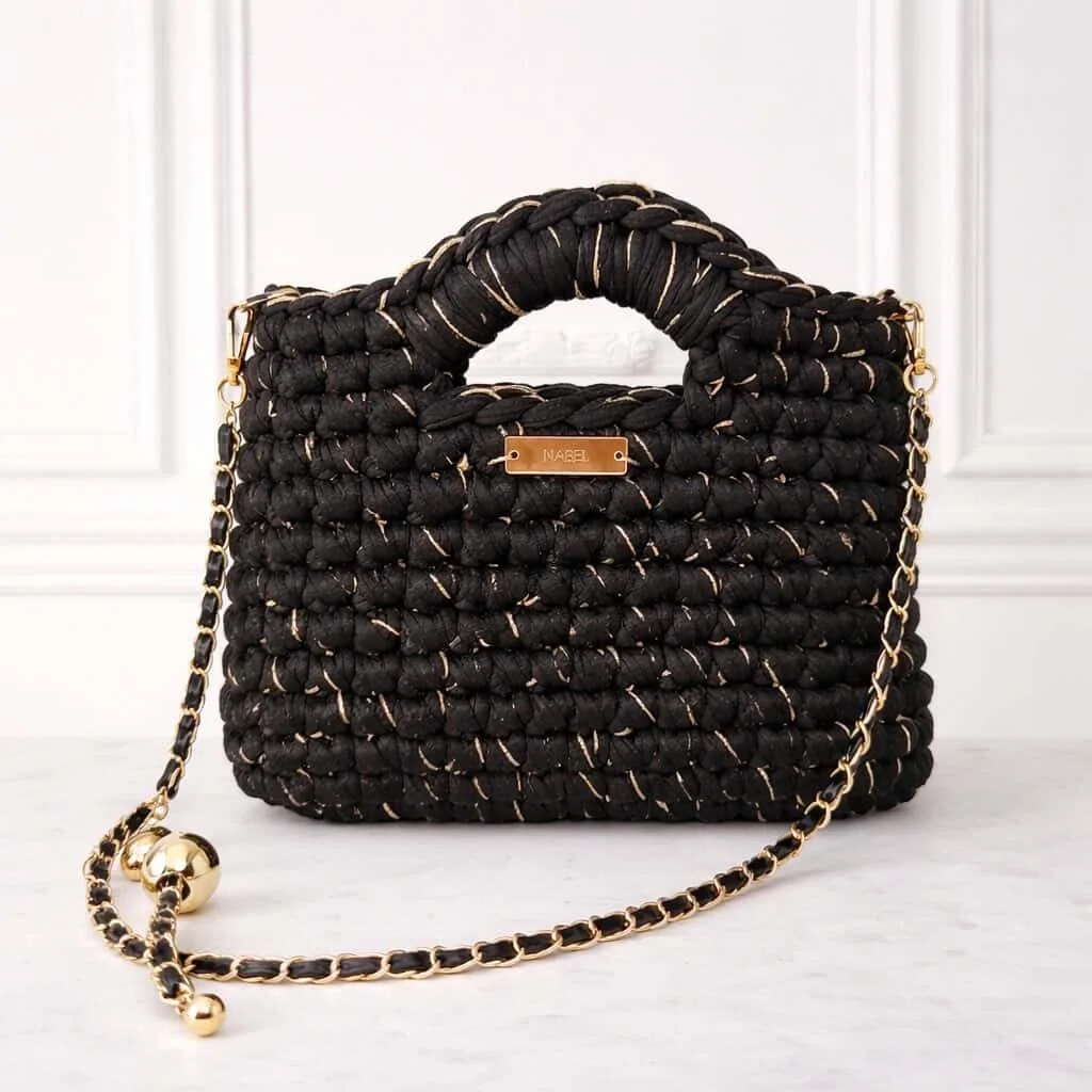 Sac Crochet avec Chaîne Dorée
