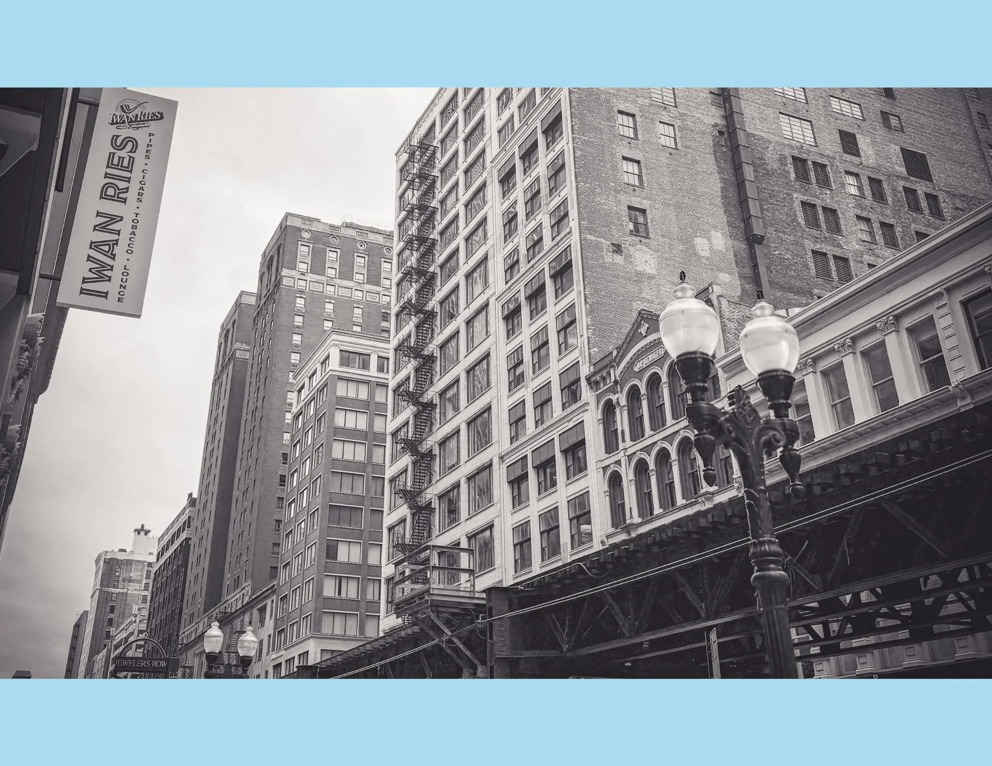 Iwan Ries Building Sign on Wabash Avenue