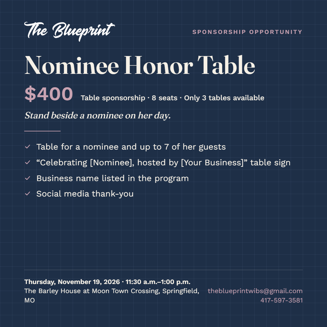 Nominee Honor Table