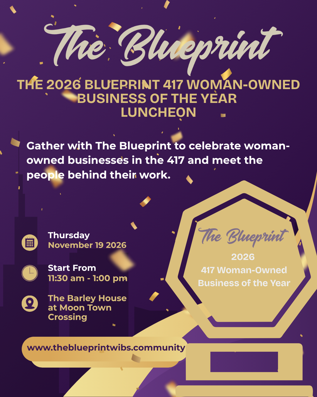 The 2026 Blueprint 417 Woman-Owned Business of the Year Luncheon