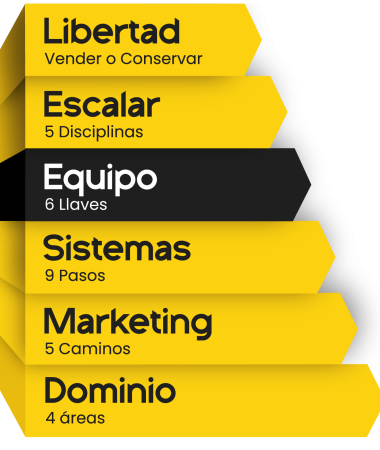 Metodología ActionCOACH para PYMES: Niveles de Dominio, Marketing, Sistemas y Equipo para escalar en Chile.