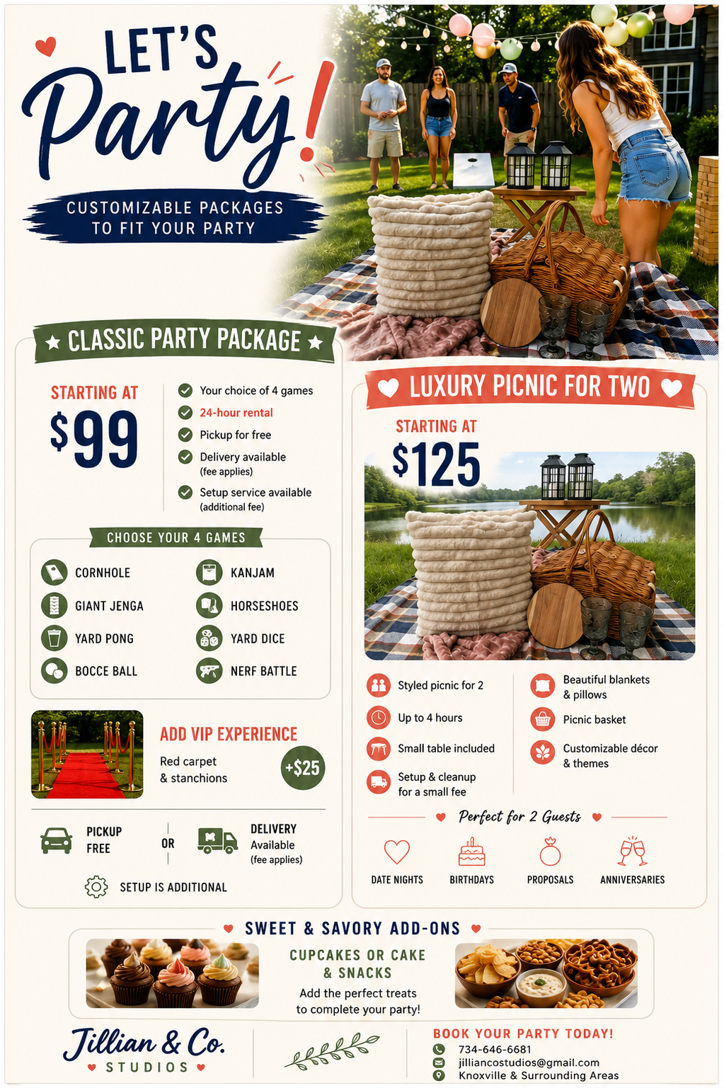 Ultimate Yard Game Party Package