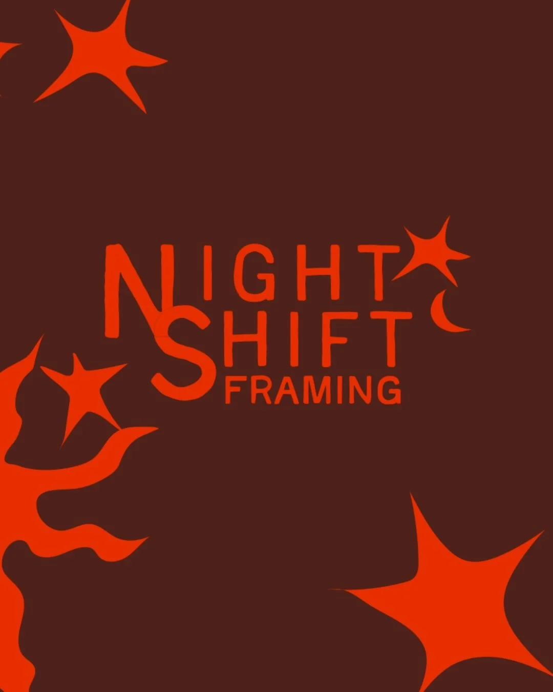 Introducing Night Shift Framing! 

You ever get the urge to do something with your hands? Same. Late last year, I followed that urge and took up framing. A flipped basement later and here we are. 

Night Shift is a custom framing outfit run from my h