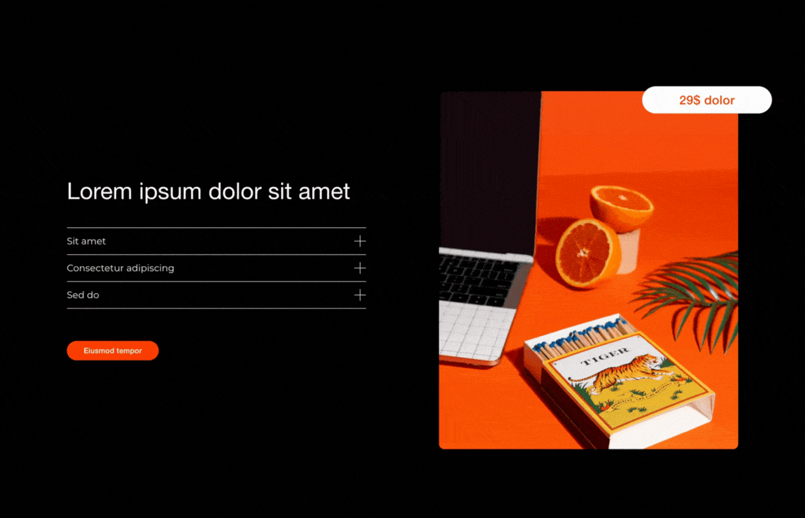 An image showing the "rotating words" effect from kleemt.app