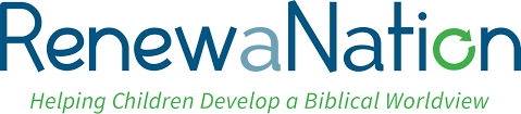 The RenewAtion logo with the tagline "Helping Children Develop a Biblical Worldview" in green.