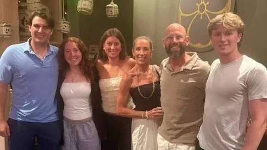 A photo of Jo Kinsella and her family