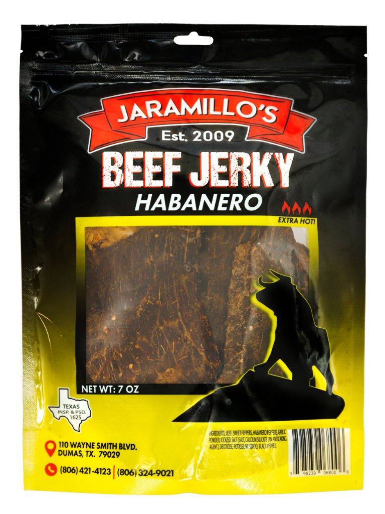 Jaramillos Habanero Beef Jerky - 7OZ.jpg