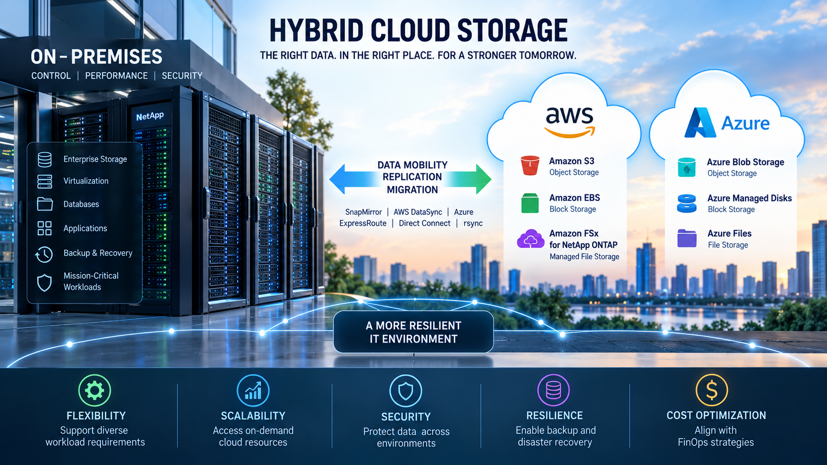 Hybrid Cloud Storage: Extending Enterprise Data Across AWS and Azure