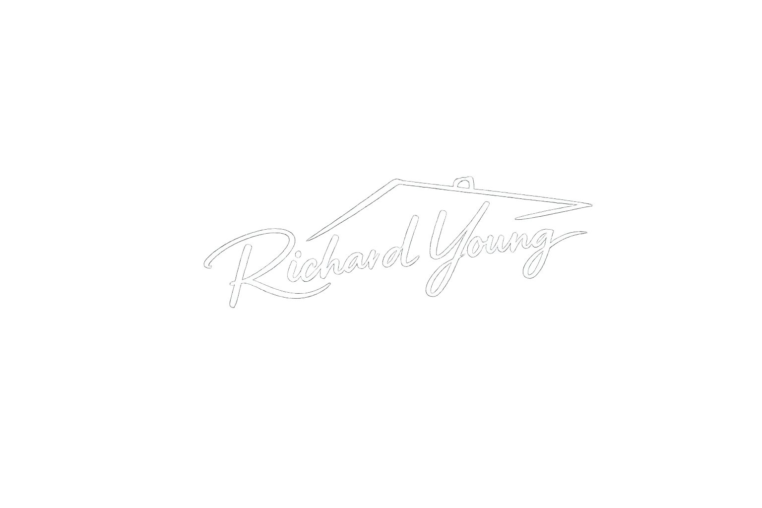 A black background with a white star and the name 'Richard Young' written in cursive underneath.