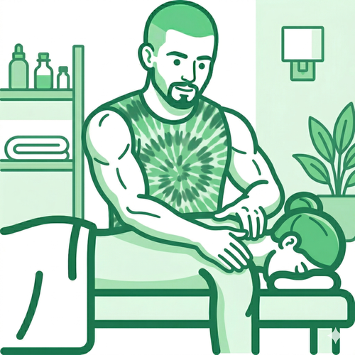 Deep tissue sports massage therapy at The Muscle Hippie in Charlotte NC