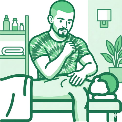 Cupping and skin scraping bodywork therapy at The Muscle Hippie in Charlotte NC