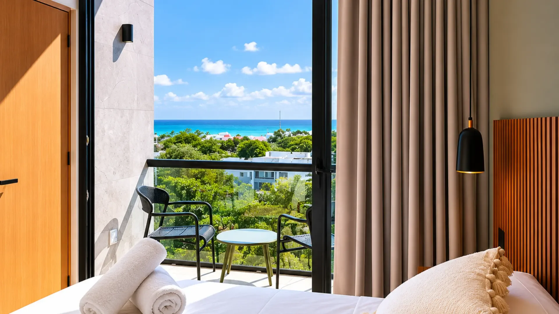 Gorgeous Sea View Studio with Balcony · Musa del Carmen