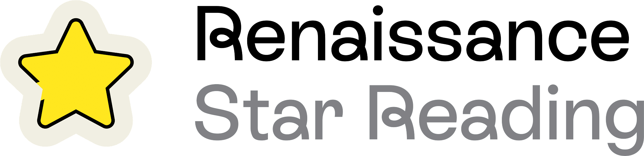 Star Reading logo with a yellow star and black outline, and the words 'Star Reading' in black and gray text.